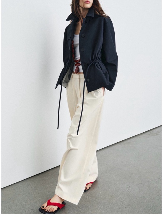 Zara Jackets & Blazers - Zara ZW COLLECTION Belted Parka Spring 2026